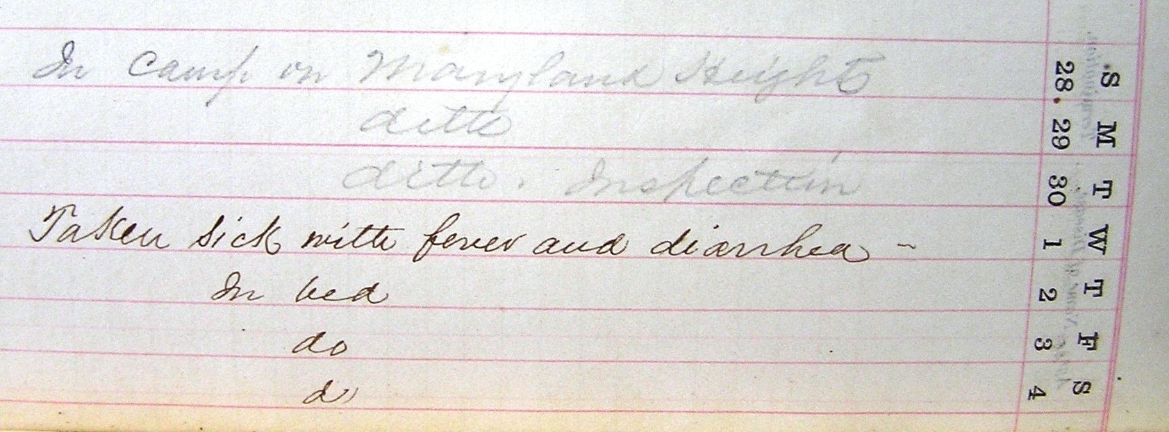 Diary of Dr. J. Love