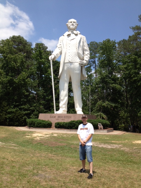 Sam Houston Statue & Me