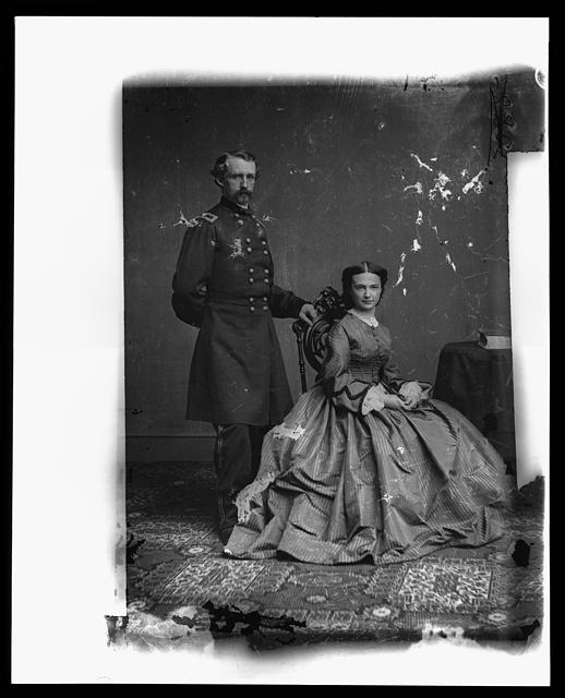 The couple formally met at a Thanksgiving Day party in 1862. (Courtesy of the Library of Congress)
