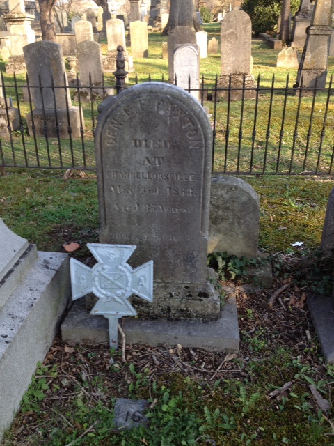 Grave site of Brigadier General Elisha "Frank" Paxton