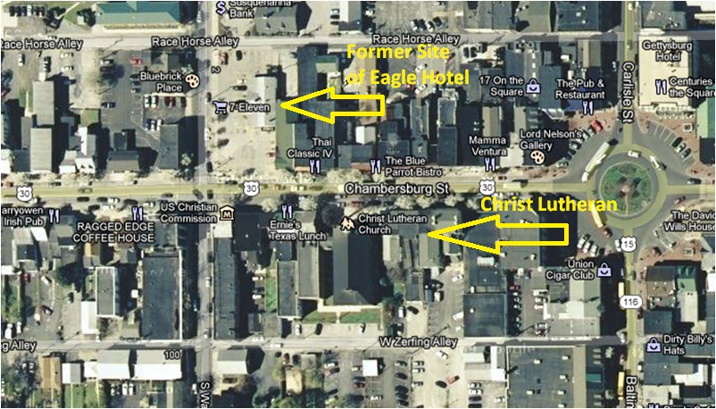 Eagle Hotel Map