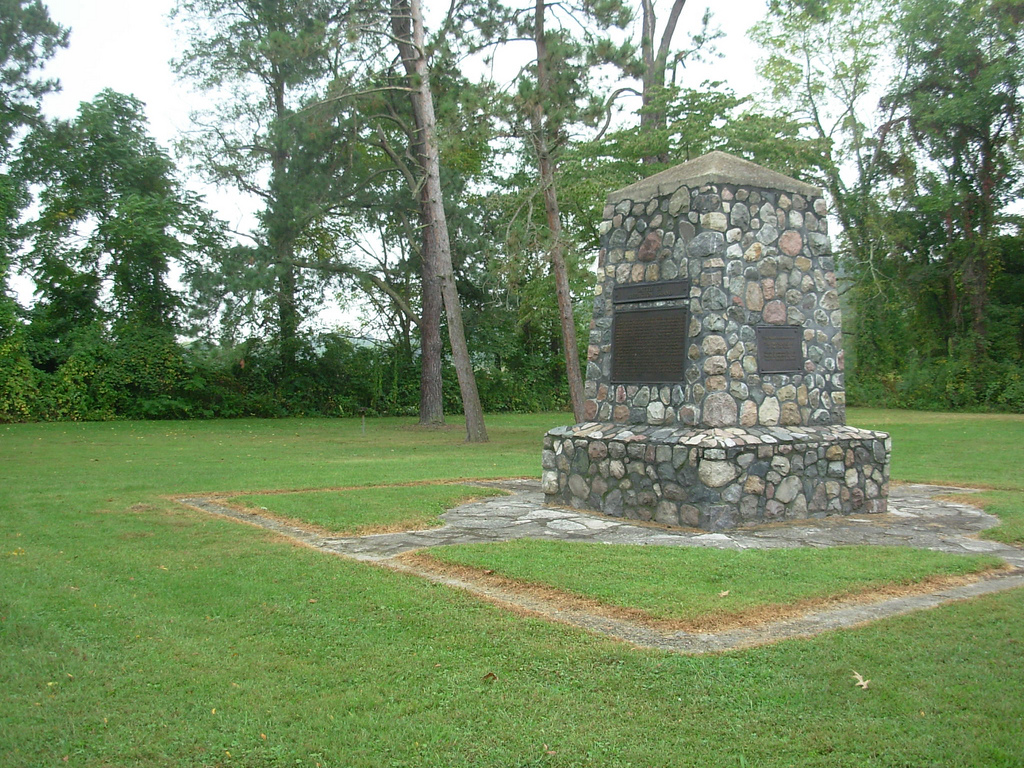 Stone Monument Commemorating the Battle of Buffington Island
