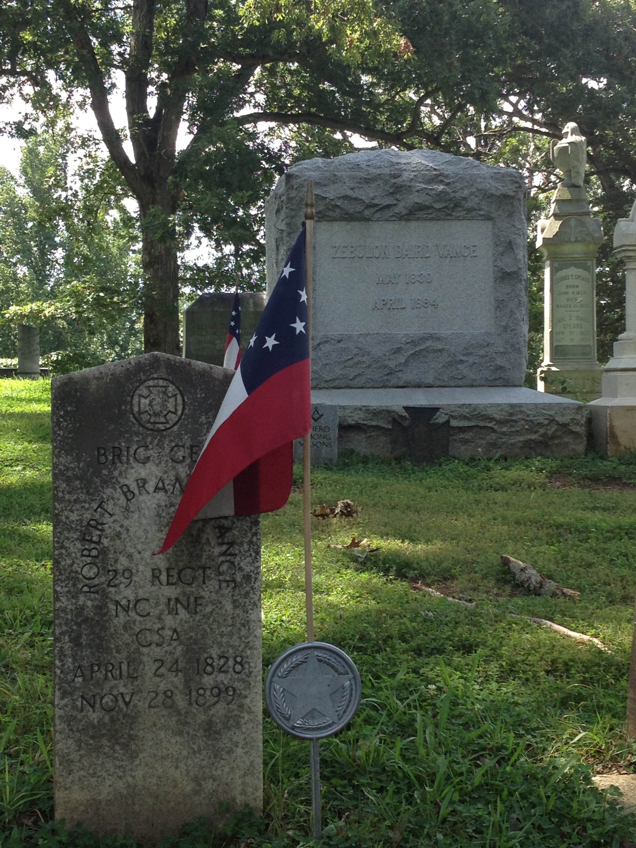 Vance Brother Graves Riverside Cemetery, Asheville, North Carolina