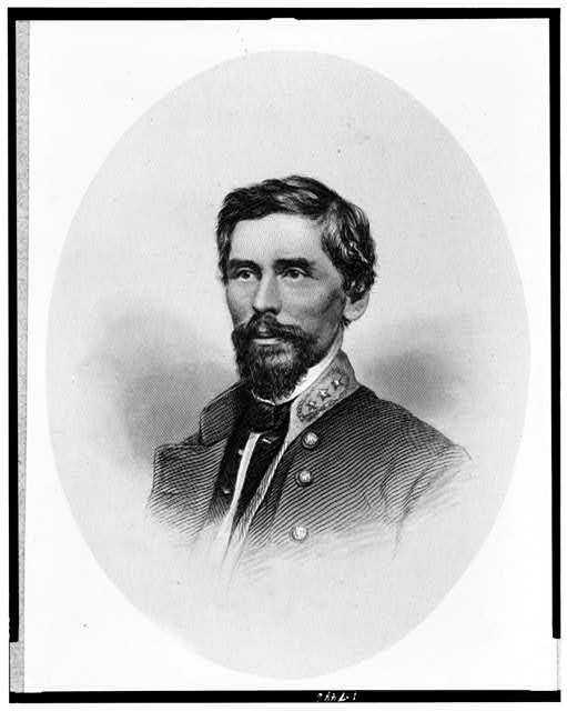 Maj. Gen. Patrick Cleburne. Cleburne opposed Sherman at Tunnel Hil. Courtesy of the Library of Congress.
