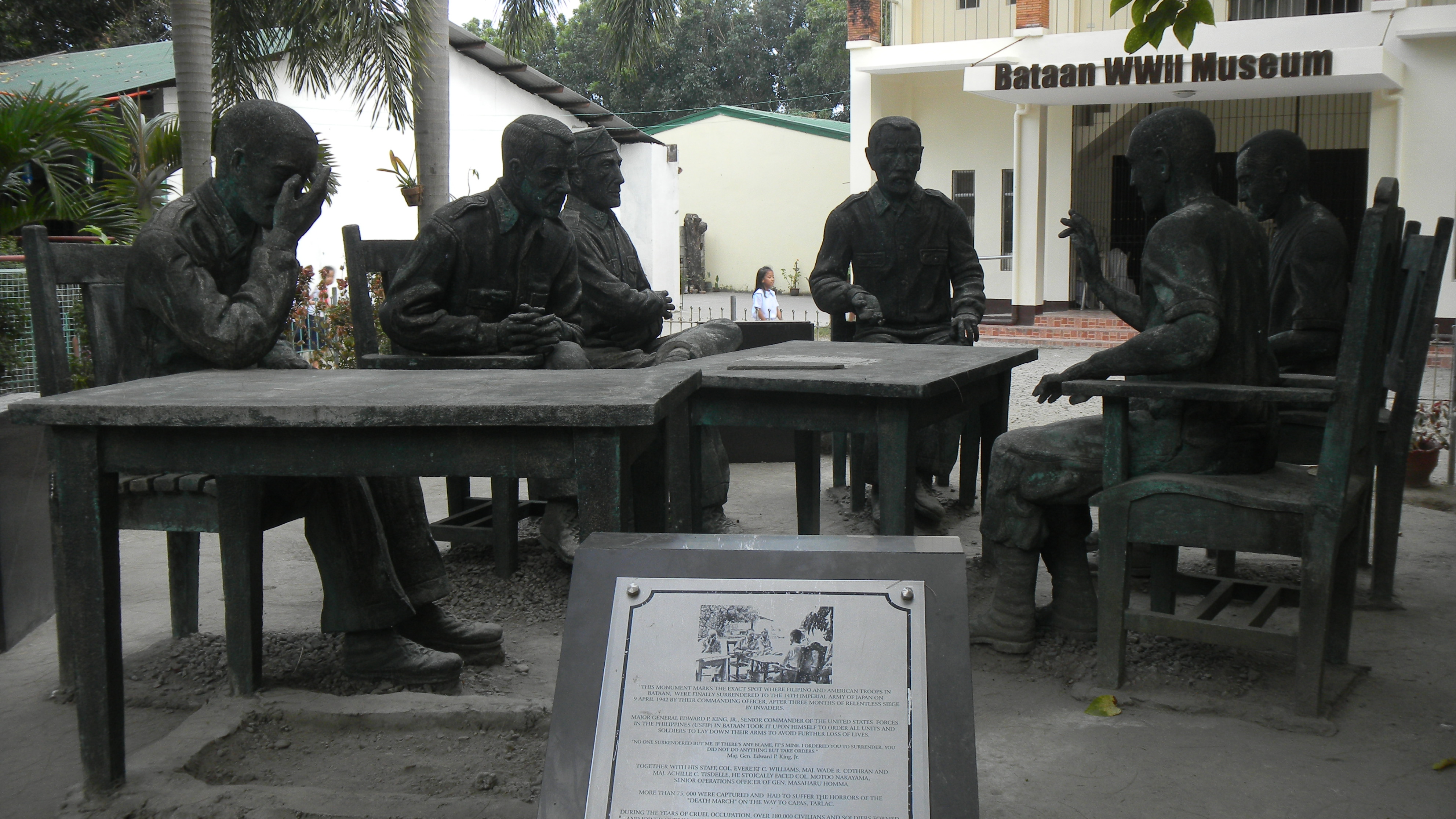 King Surrender Memorial Balanga - Spot of Famous Picture
