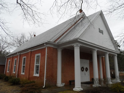 Carmel Church, where Union commanders rendezvoused before forging on to the banks of the North Anna just a couple miles to the south.