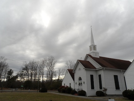 During the cavalry clash near Haw's Shop, Confederates approached from Enon Church.