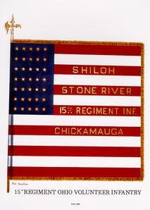 The 15th Ohio's flag