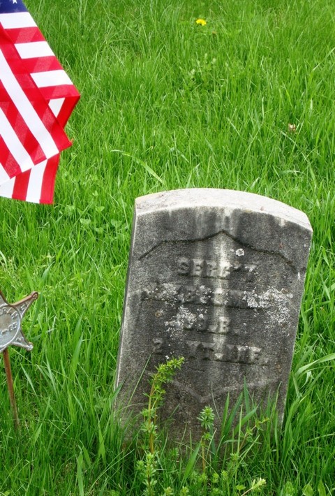 Sergeant James W. Bromley, 2nd Vermont, buried at Read Cemetery, Danby, Vermont