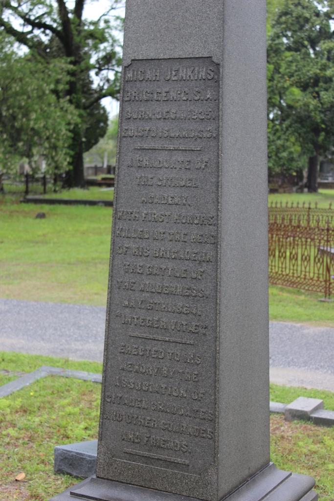 Inscription on Jenkins' Grave