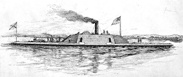 The Albemarle ready for action. (US Naval Heritage Center)