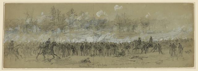 The Battle of Third Winchester. Courtesy of the Library of Congress.
