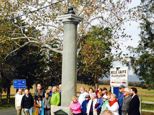 Living Ramseur Family members re-dedicating the monument to Major General Stephen Dodson Ramseur, approximately 150 years to the exact minute, their ancestor died. 