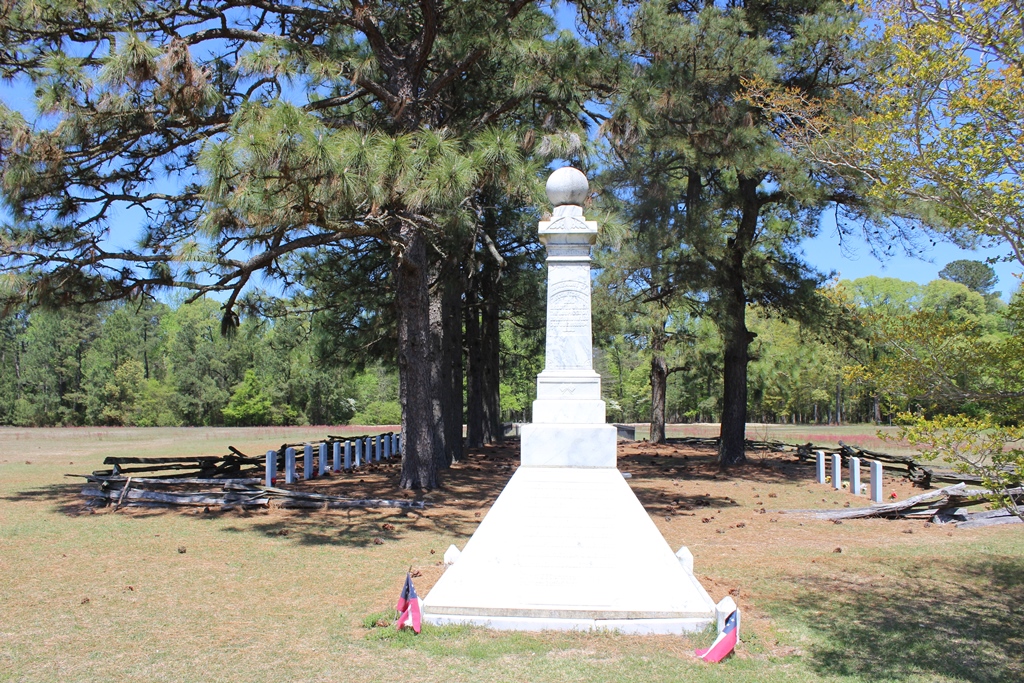The Goldsboro Rifles Monument.
