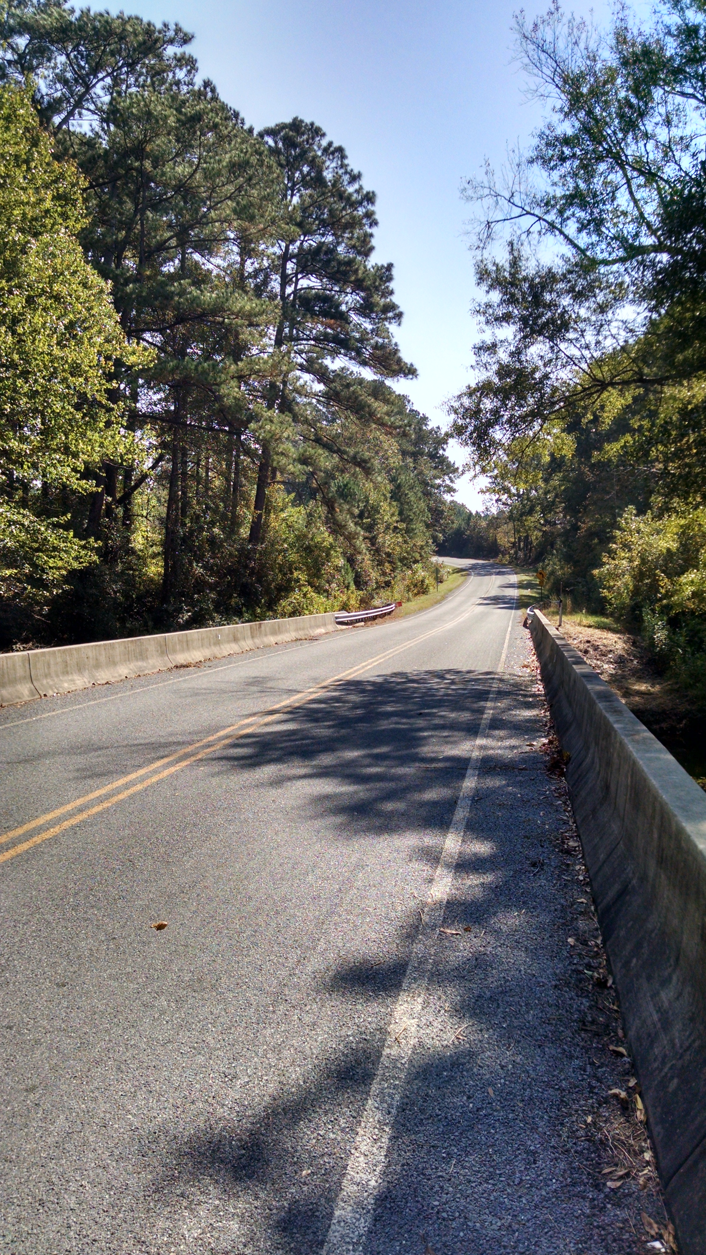 Modern bridge over Mill Creek.