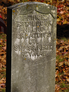 Prince Estabrook's headstone