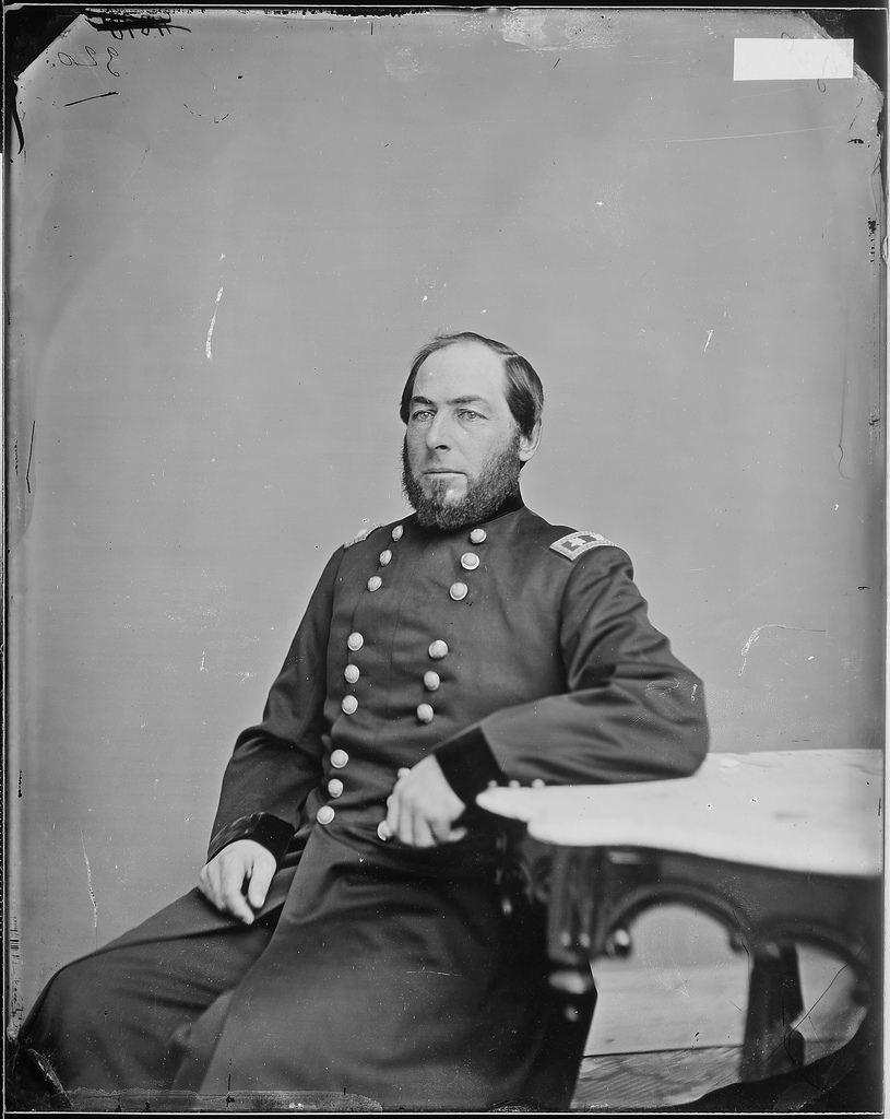 Brig. Gen. Lewis A. Grant, whose six Vermont regiments were to spearhead the assault, was wounded in the head during by the Confederate picket fire