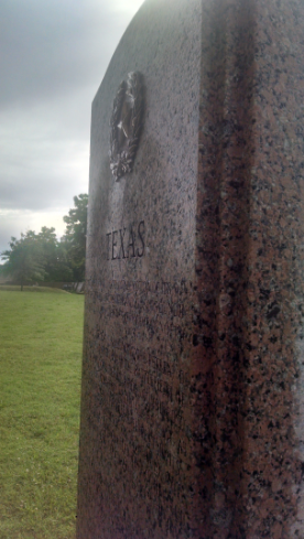 The Texas Monument stands today in an area that saw heavy fighting during the battle.