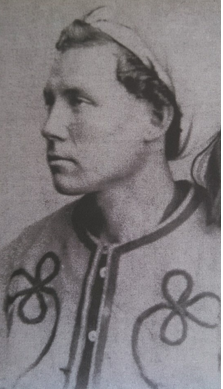 Color Bearer George Williams. Williams would survive the battle.