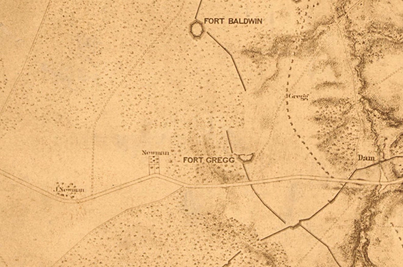From Nathaniel Michler's map, courtesy of the Library of Congress.