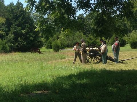 Living History Demonstration at Stones River National Battlefield photo cred: Claire Casey 