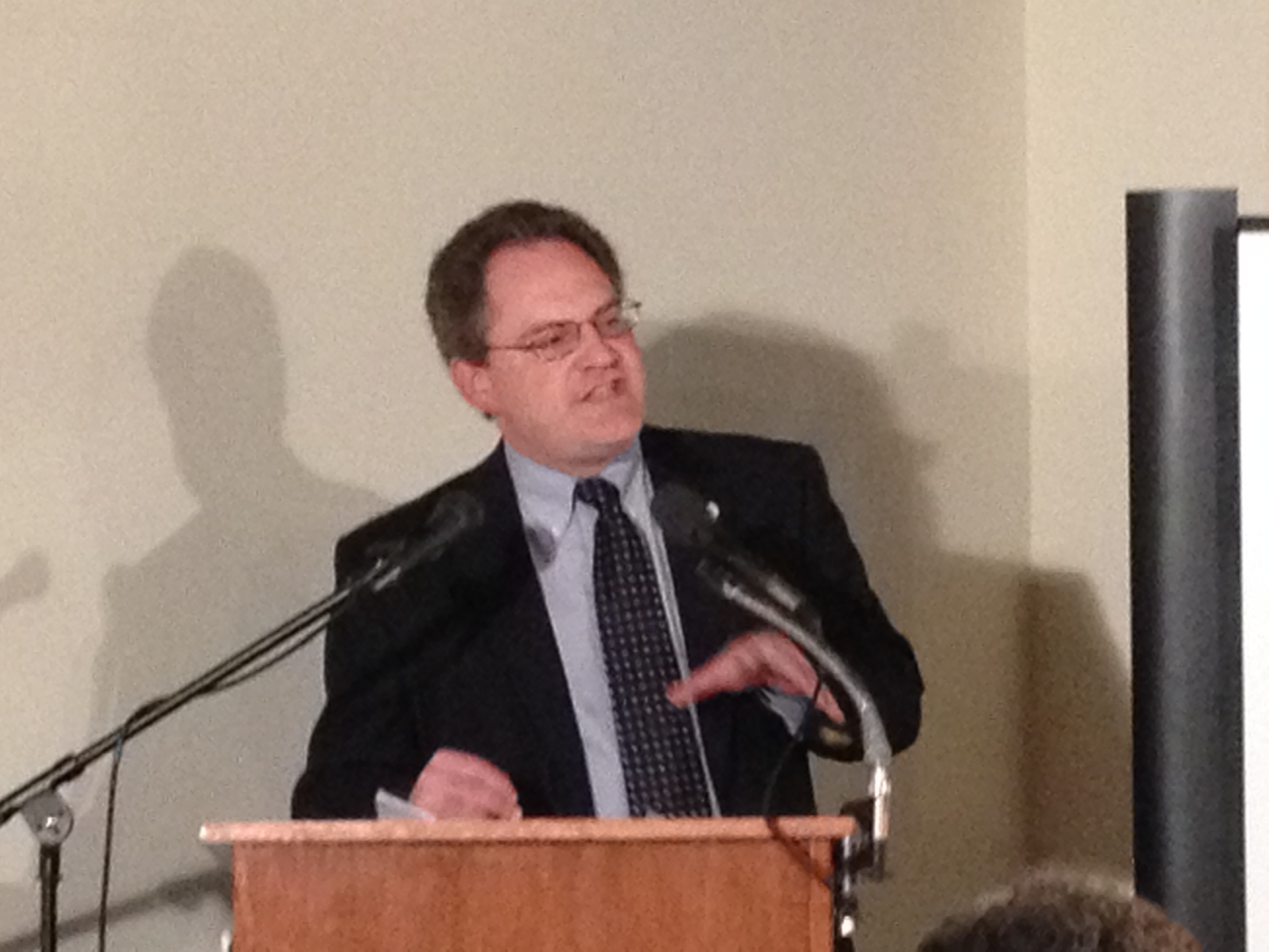 Chris Kolakowski speaks at the 2015 Emerging Civil War Symposium at Stevenson Ridge. 