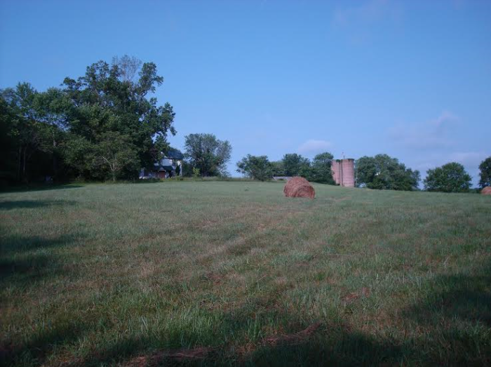 Location of the redoubt on Ellmaker's line of advance.