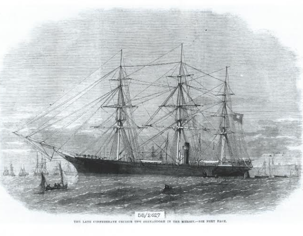 Shenandoah in Mersey River.