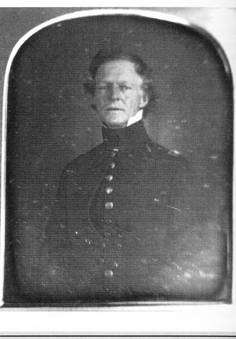 Engineer Joseph Mansfield Oversaw the Construction of the American Fort. During the Civil War, Mansfield commanded the 12th Corps at the Battle of Antietam and was mortally wounded advancing towards the bloody Cornfield. (Middlesex, CT, Historical Society)