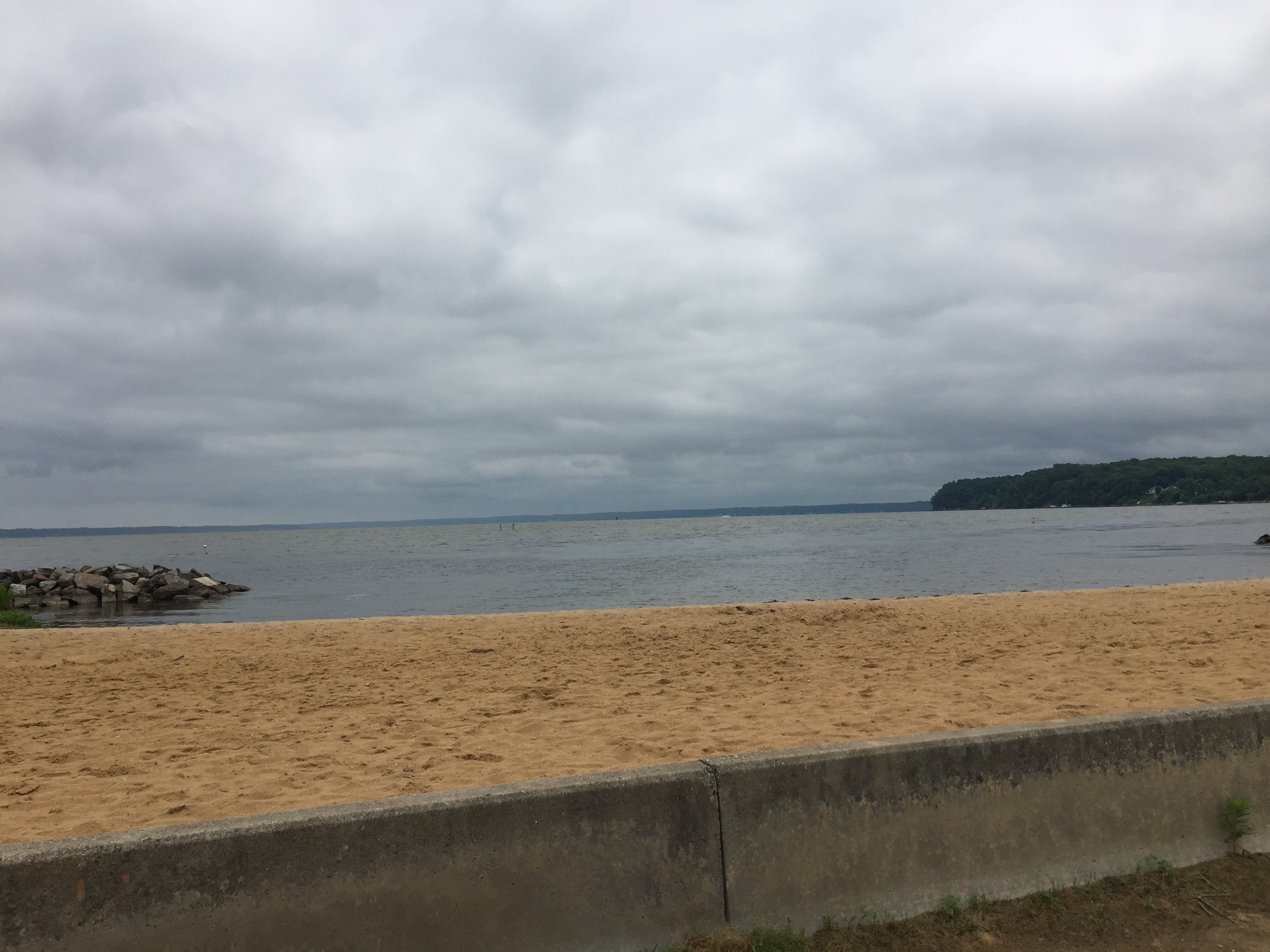 Aquia Landing today. The area is a county park today with a beach and picnic area. 
