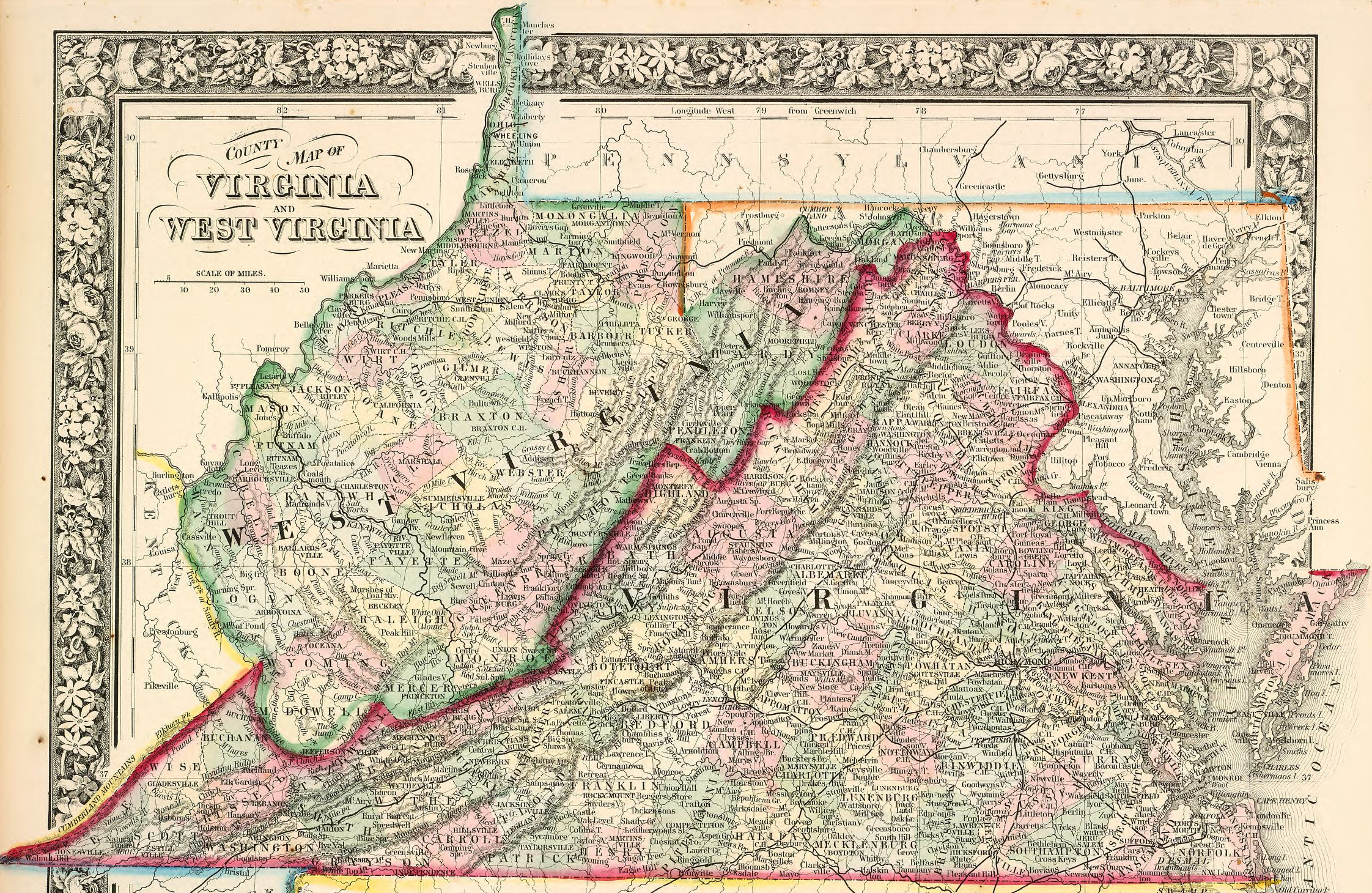 WV and VA