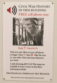 Cellphone Tour Sign