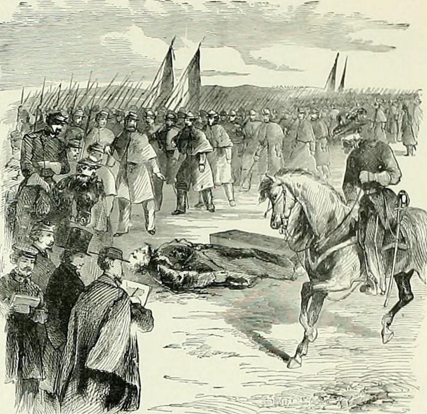 “Troops Passing the Body”