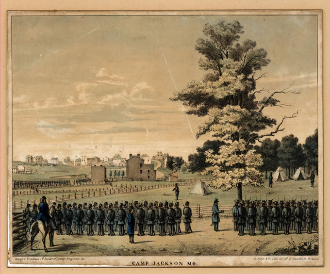 Camp Jackson. Courtesy of the Missouri Historical Society.