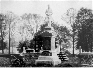 Poland Riverside Cemetery Civil War Monument (Image courtesy Ted Heineman).