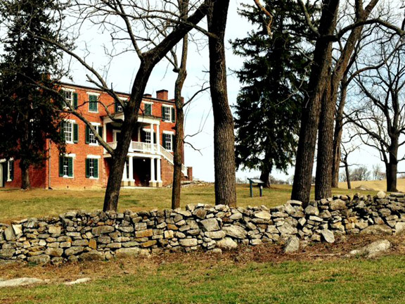 Kernstown-Pritchard House and Stone Wall of Kernstown 02