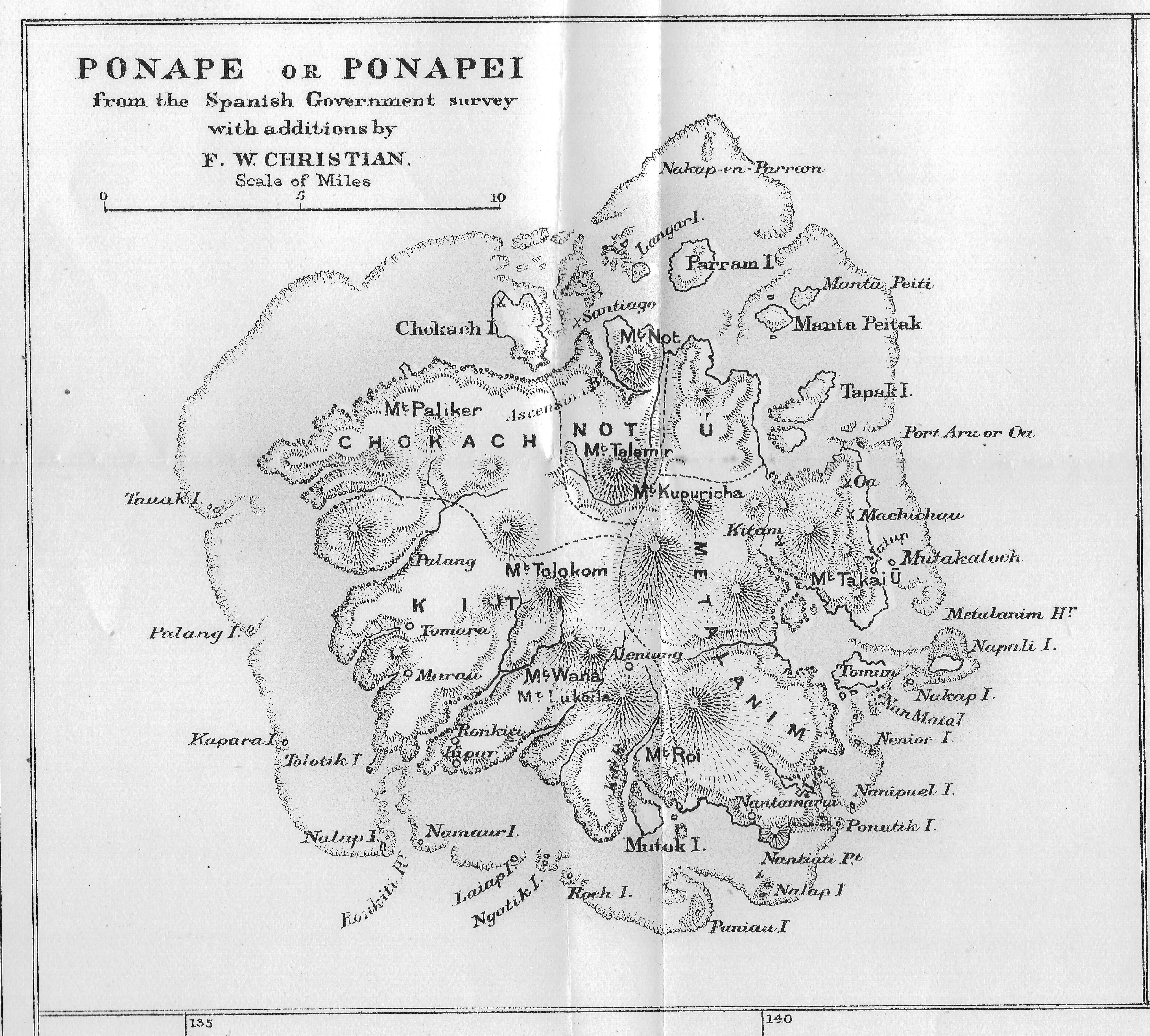 Phonpei map 1895