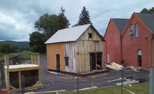 Elmira Prison Camp building