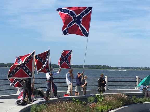 Confederate flags @ the Battery