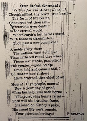 Grant Poem-Our Dead General