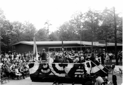 Chancellorsville Visitor Center dedication ceremony