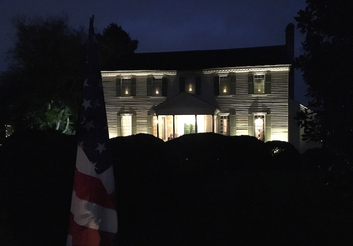 Sentry Box at Night