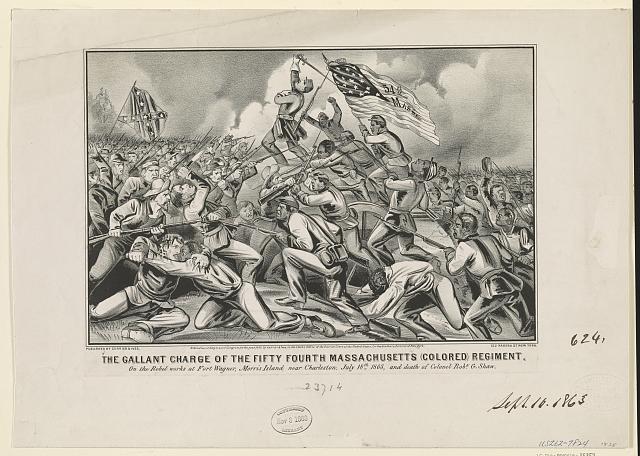 Turning Point Assault On Battery Wagner By The 54th Massachusetts