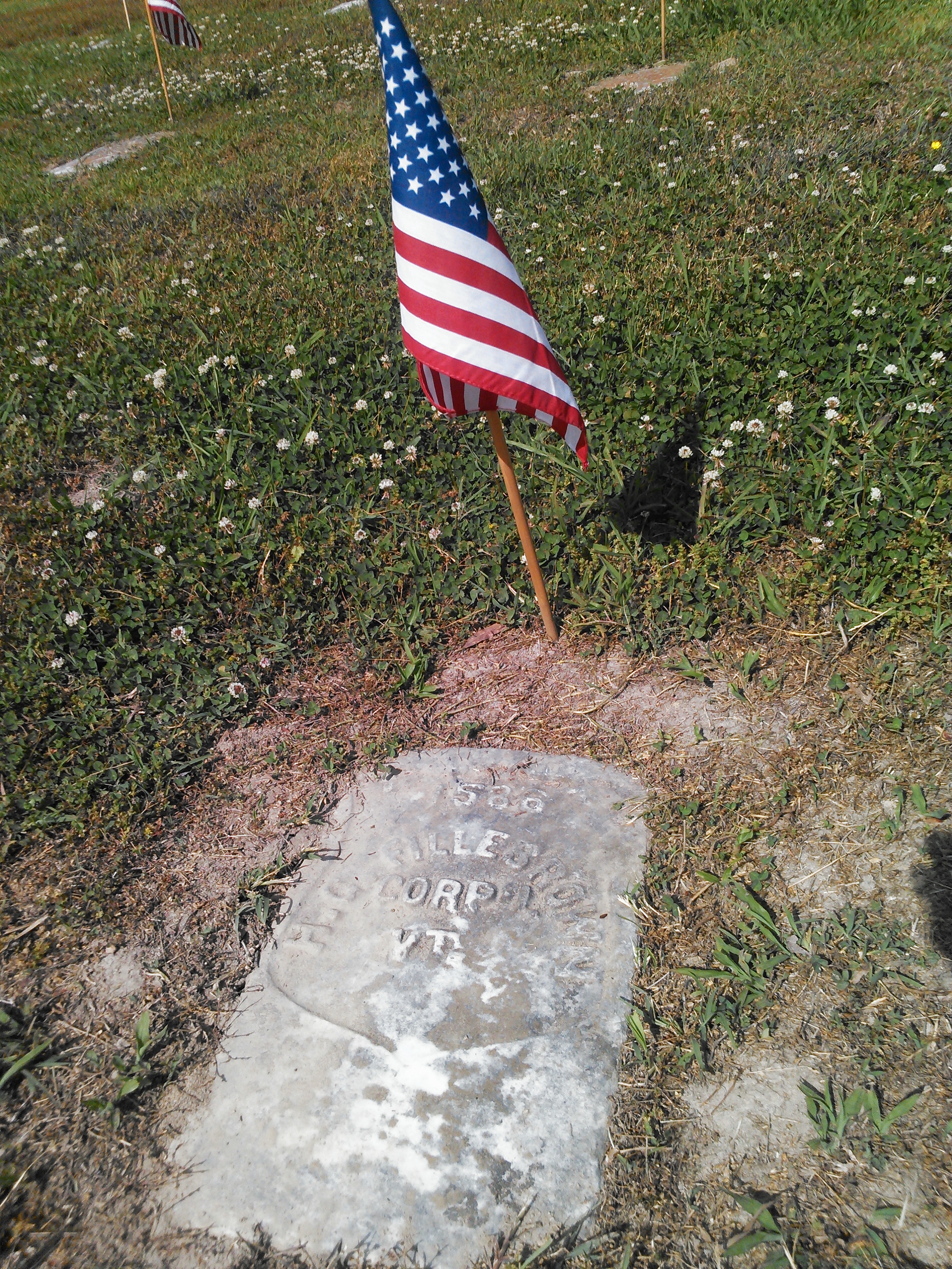 Corporal Henry G. Fillebrown grave