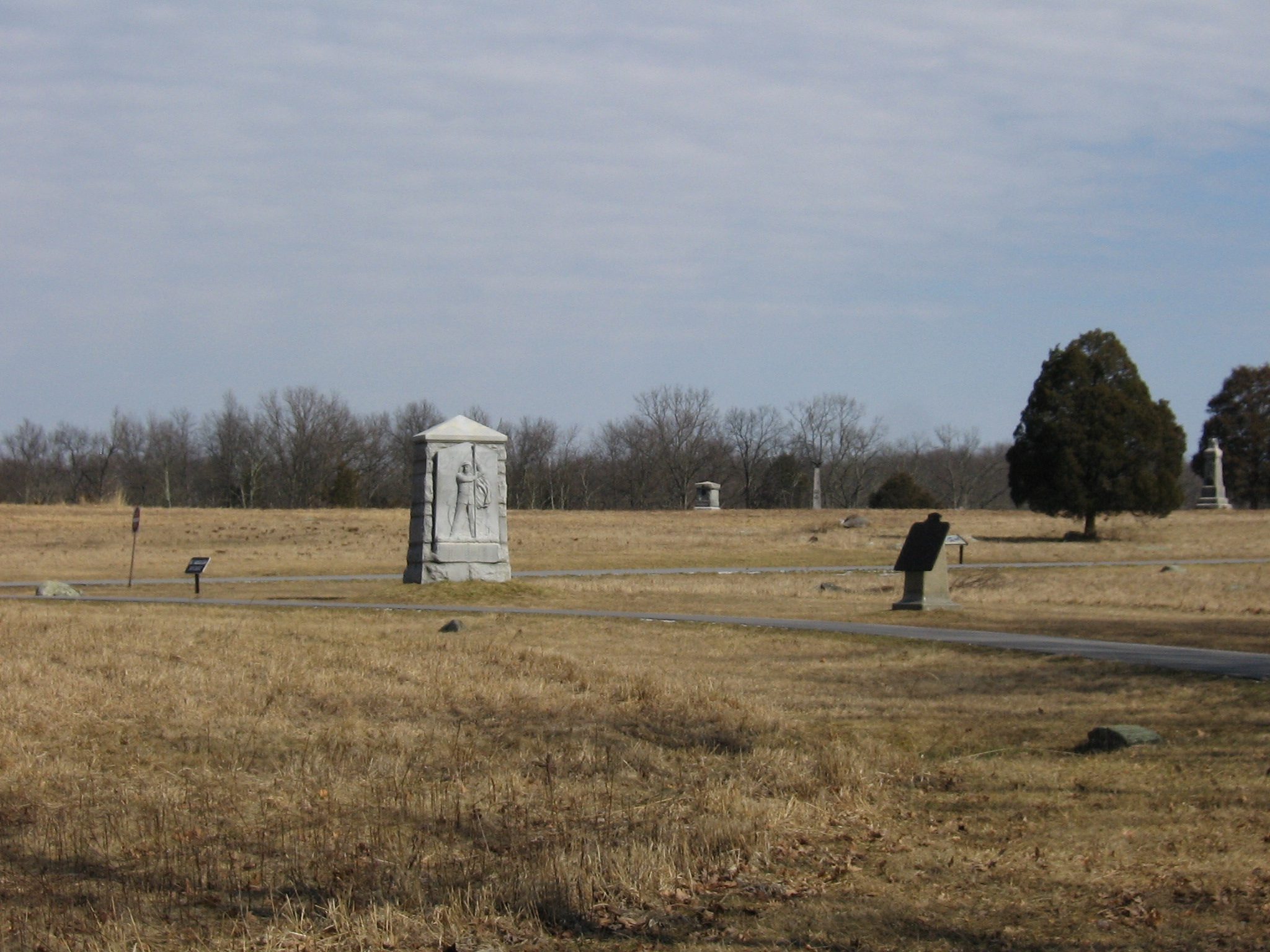 4th Michigan Monument in the Wheatfield at Gettysburg.