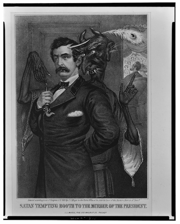 Satan Tempts Booth to Kill Lincoln
