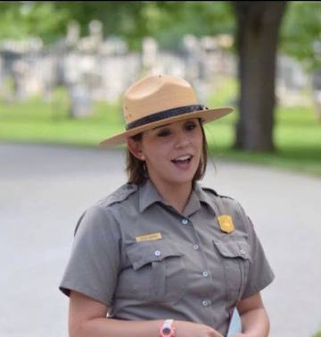 Emma Murphy at Gettysburg