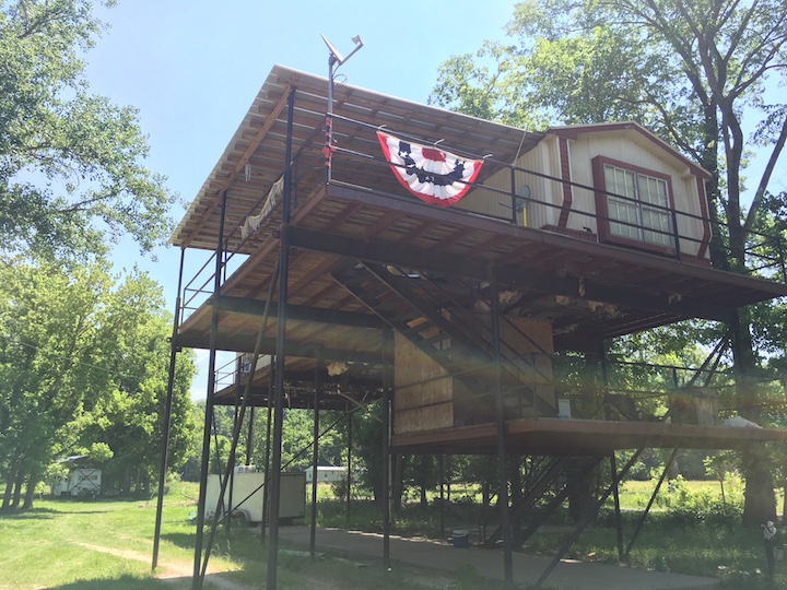 Grand Gulf House on Stilts