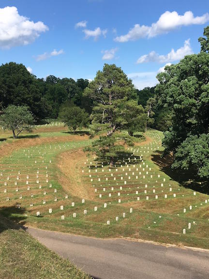 Vicksburg National Cemetery view