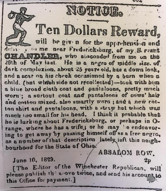 Row Slave ad